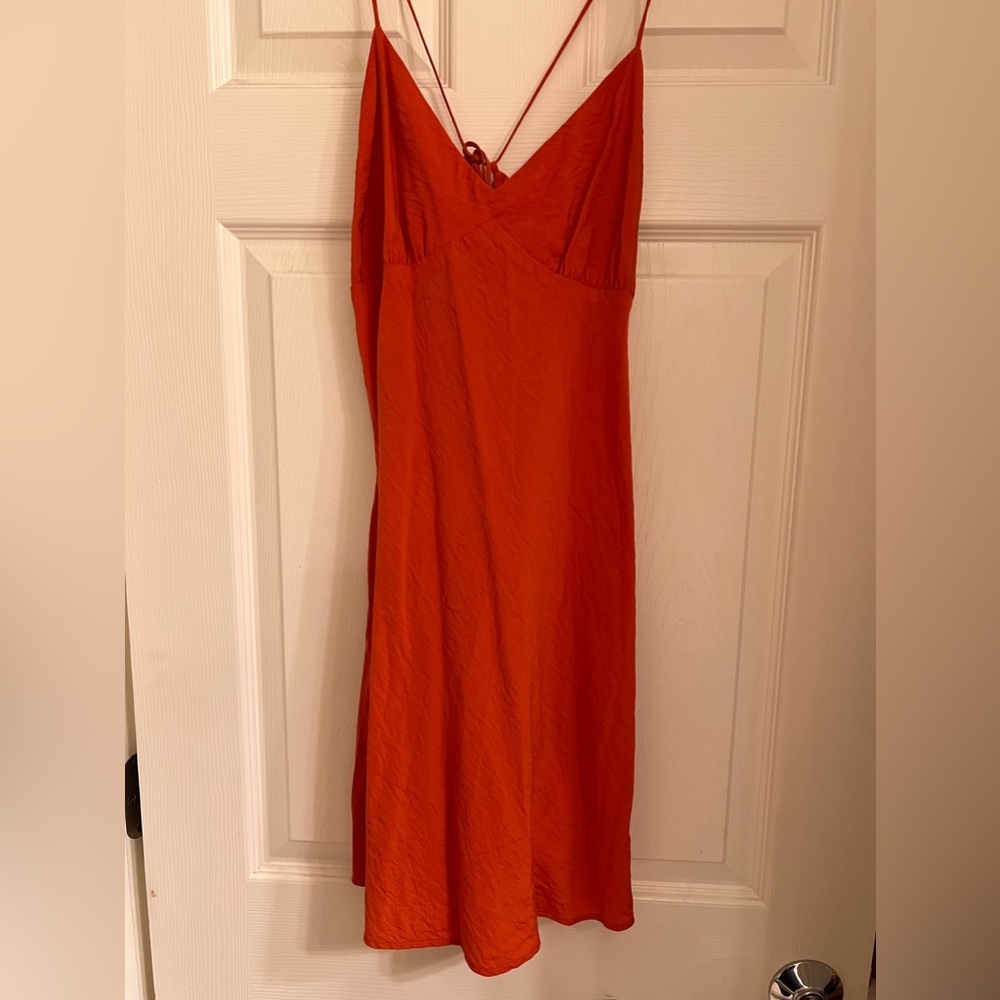 Orange madewell dress